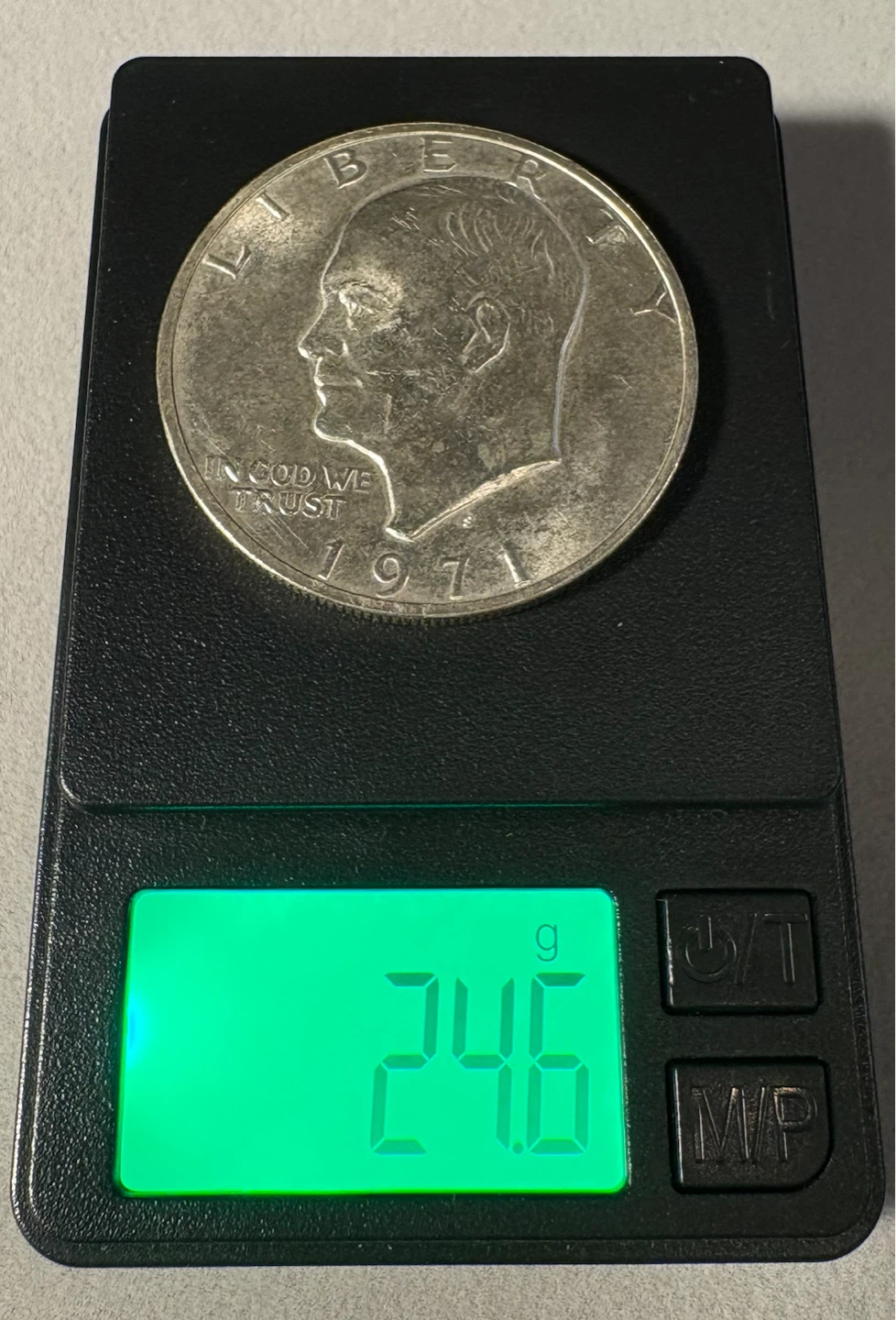 1971 American Eisenhower Silver Dollar - photo 3