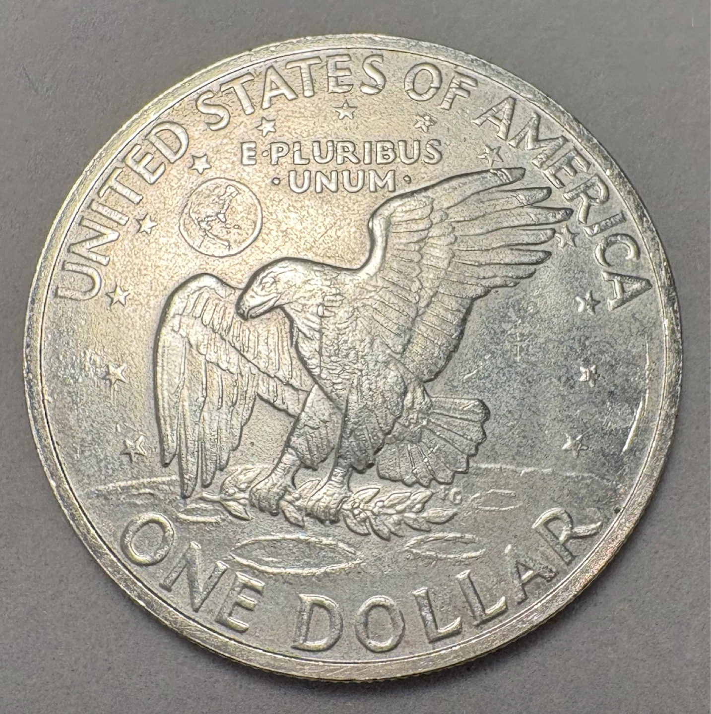 1971 American Eisenhower Silver Dollar - photo 2