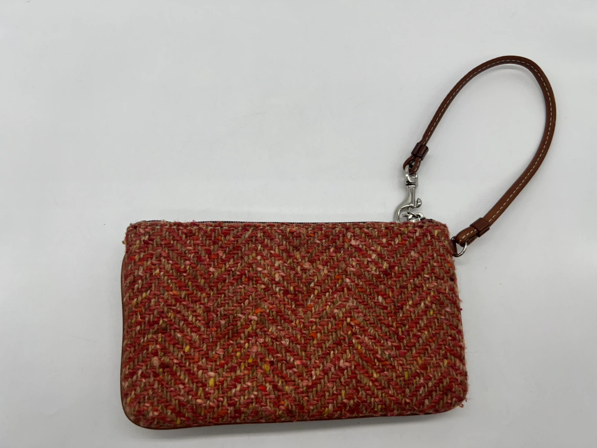 Coach Y2K Tweed Leather Trim Wristlet - photo 4