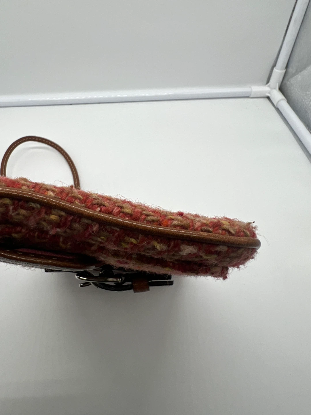 Coach Y2K Tweed Leather Trim Wristlet - photo 5