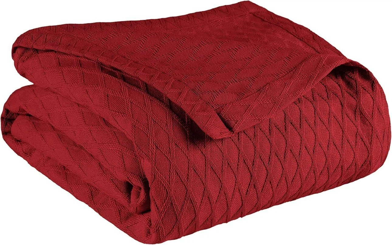 Superior Queen Quilt Blanket Red 88"x90"