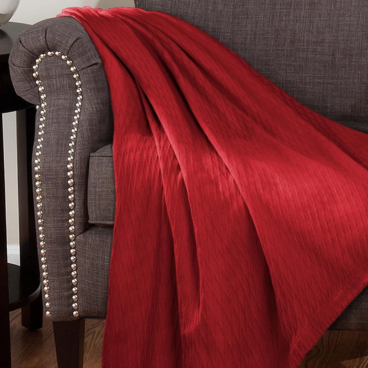 Superior Queen Quilt Blanket Red 88"x90" - photo 4