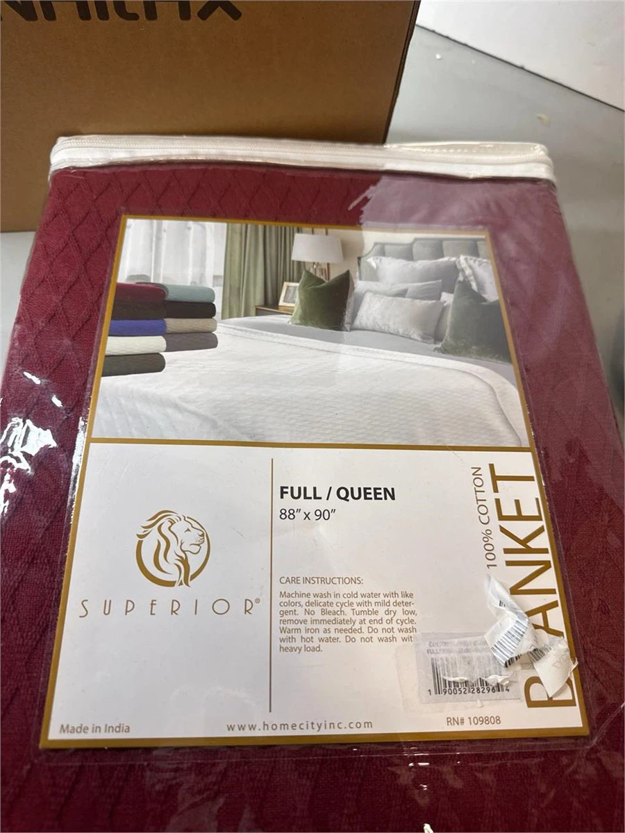 Superior Queen Quilt Blanket Red 88"x90" - photo 5