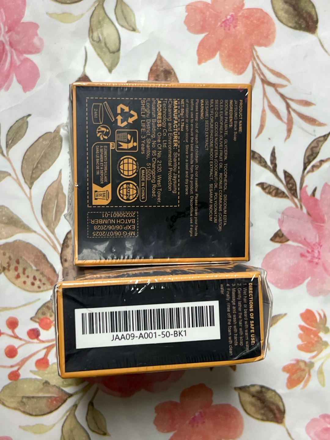 Jaysuing Black Soap Bar Shampoo Grey Coverage - photo 2