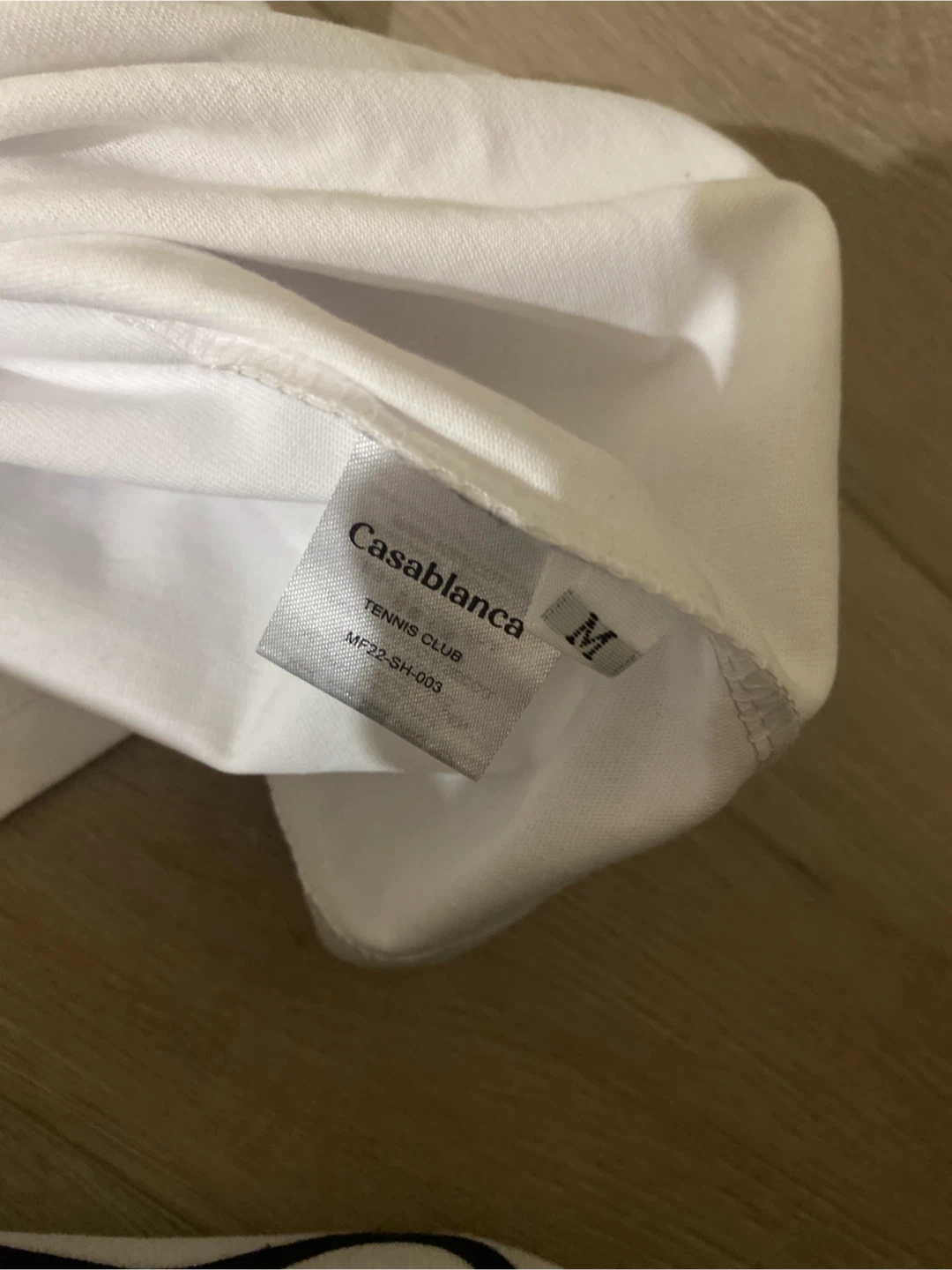 Casablanca Tennis Club T-Shirt - White - Size M - photo 4