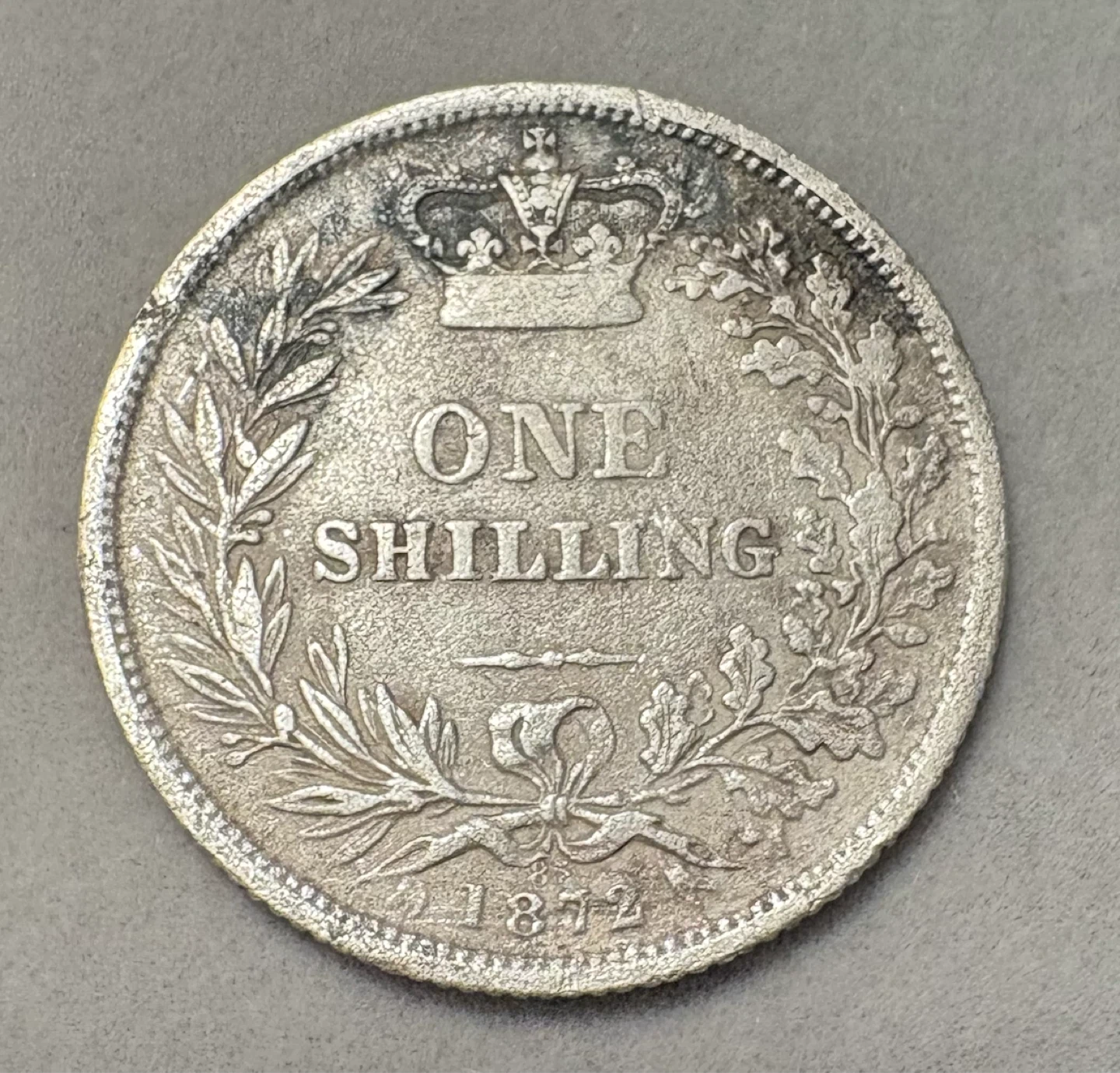 1872 British One Shilling