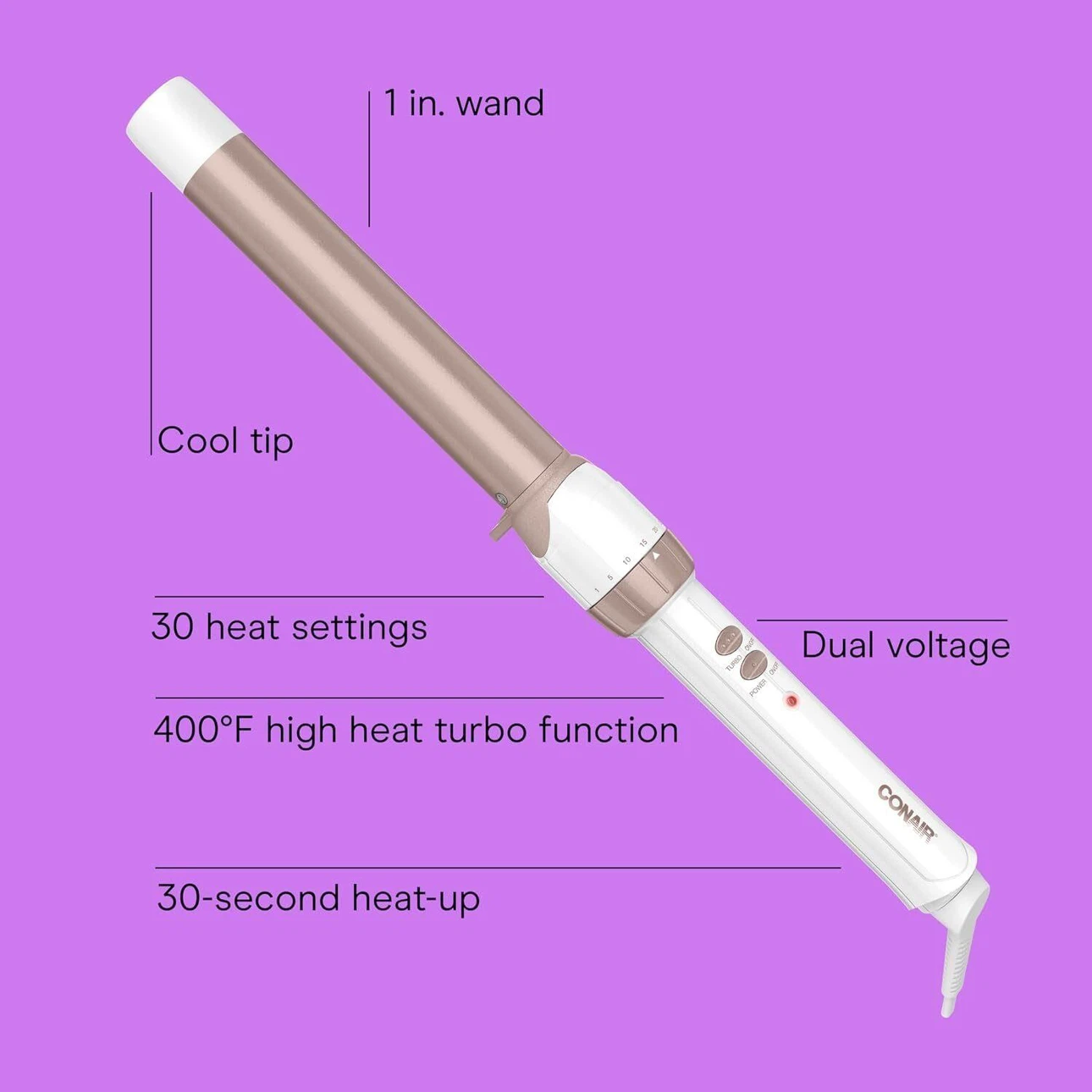 Unused Conair 1 Inch Curling Wand - photo 3