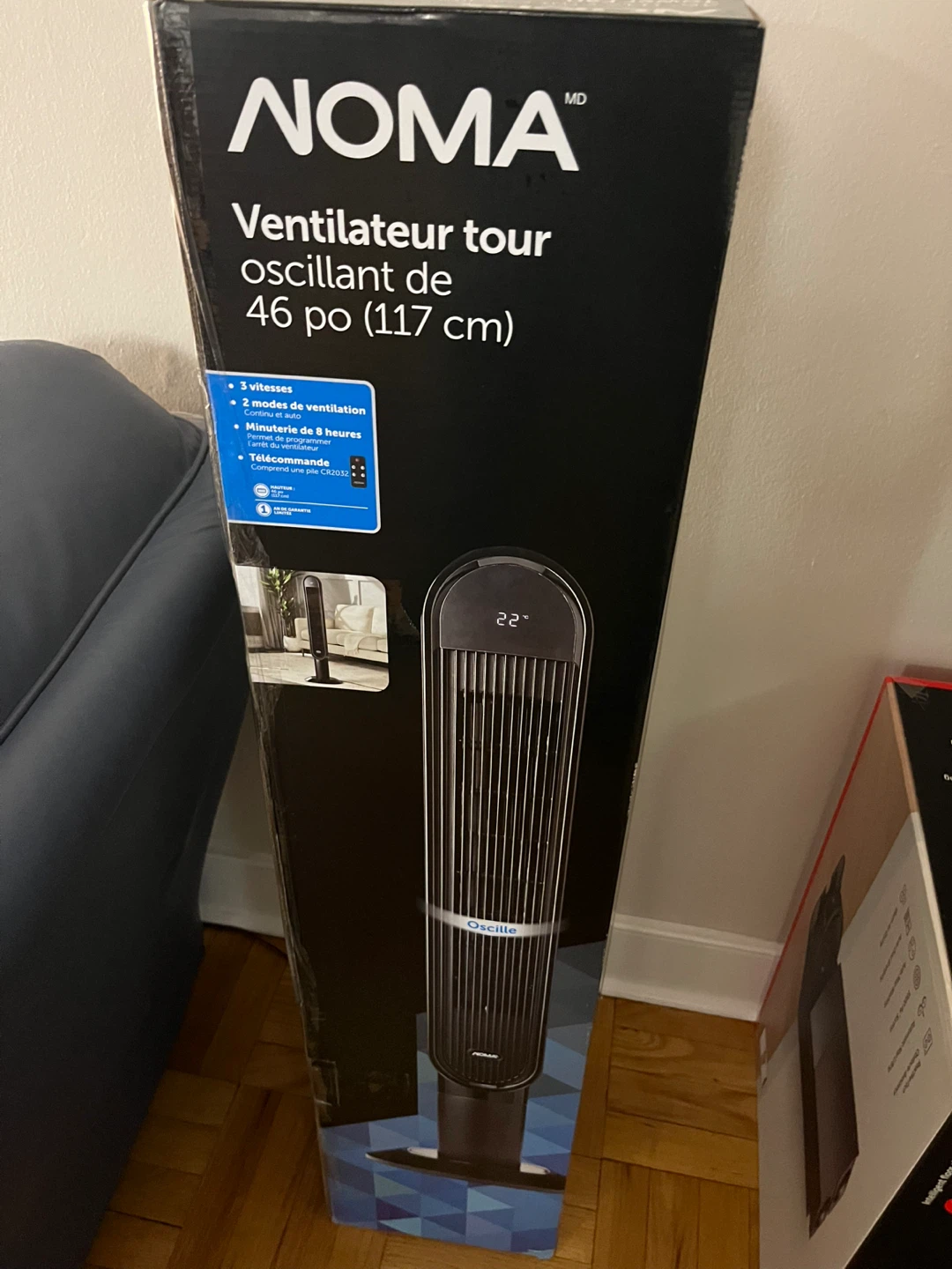 NOMA 46" Oscillating Tower Fan