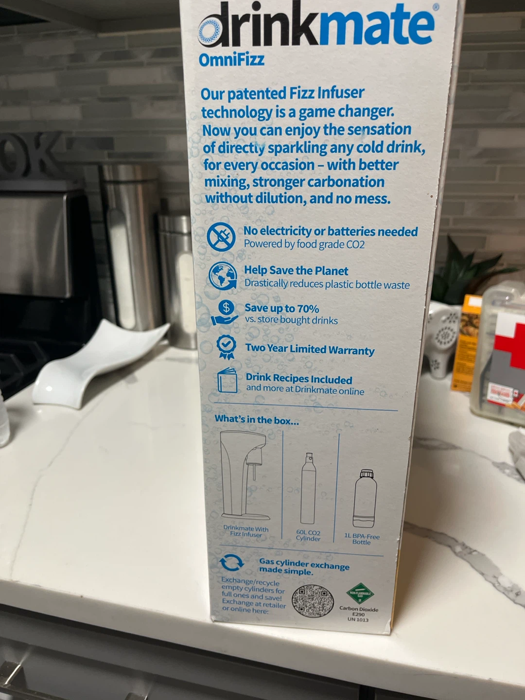 Drinkmate OmniFizz Black Sparkling Beverage Maker - photo 2