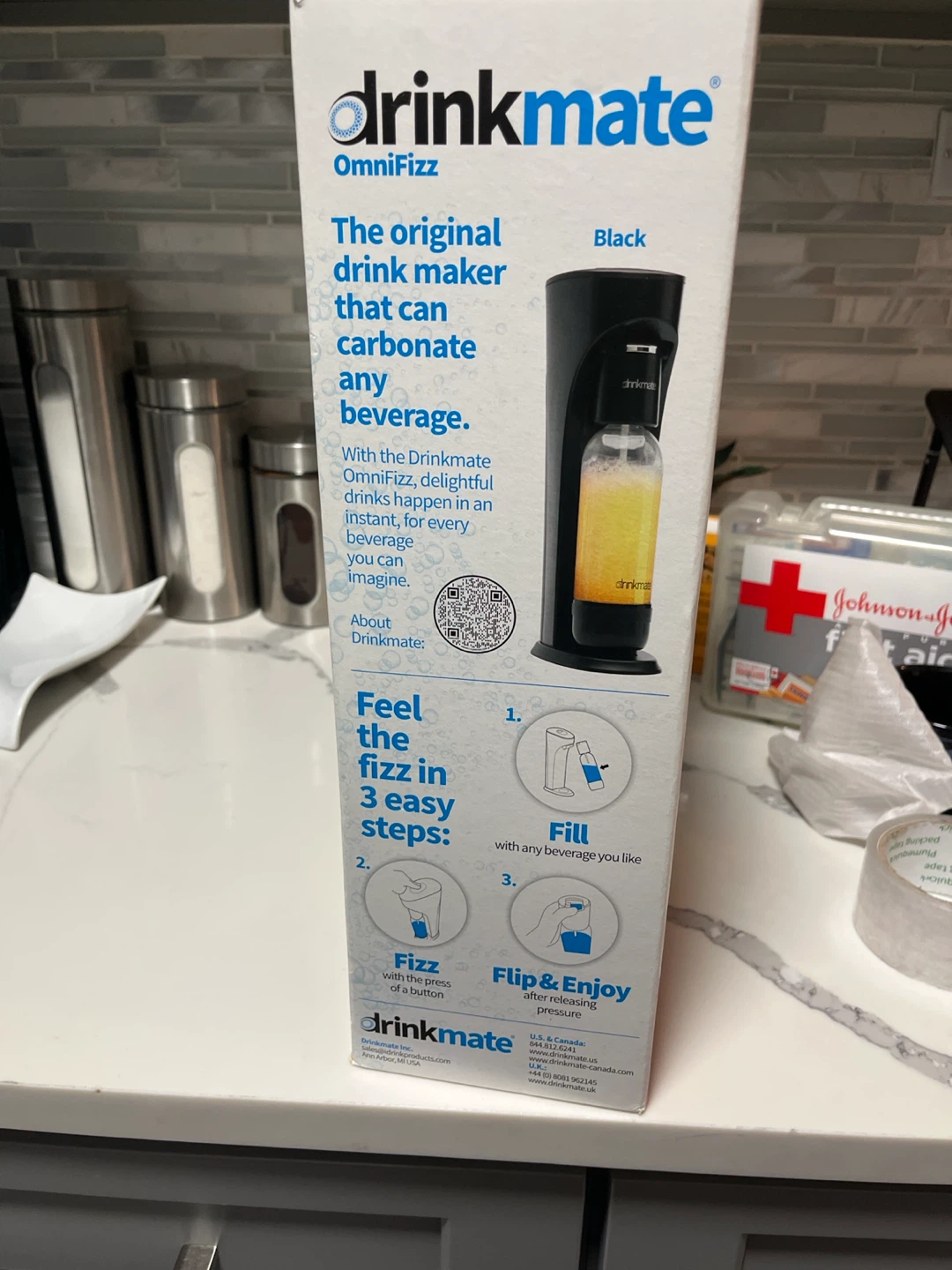 Drinkmate OmniFizz Black Sparkling Beverage Maker - photo 4