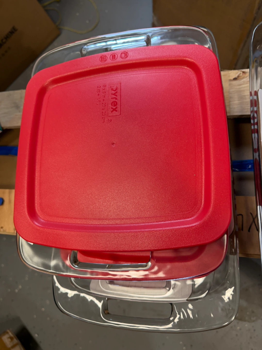 Pyrex Bake It Glass Baking Dish with Red Lid - photo 2