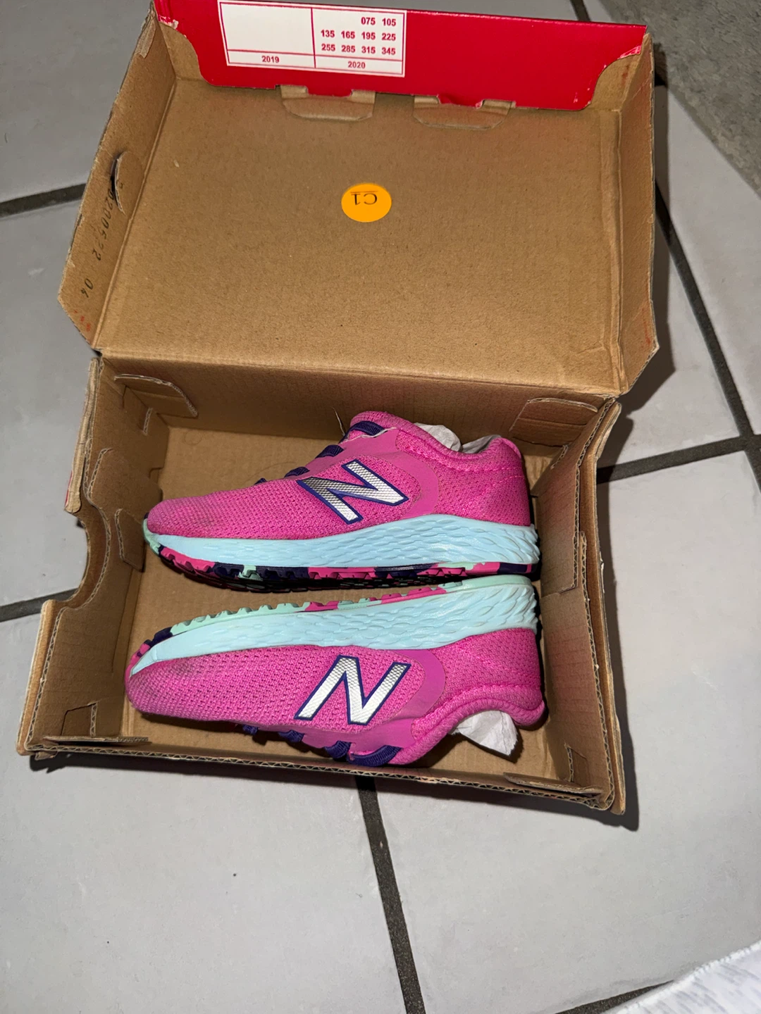 New Balance Fresh Foam Kids Running Shoes Pink Size 6 - photo 2
