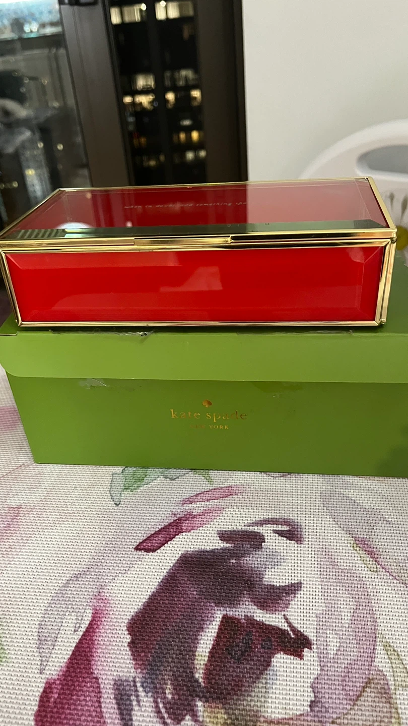 Kate Spade Red Jewelry Box