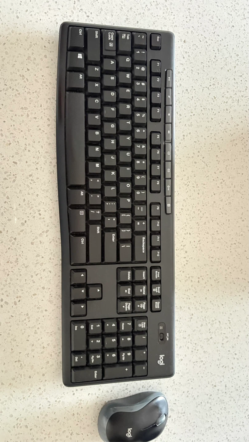 Logitech Wireless Keyboard and Mouse Combo