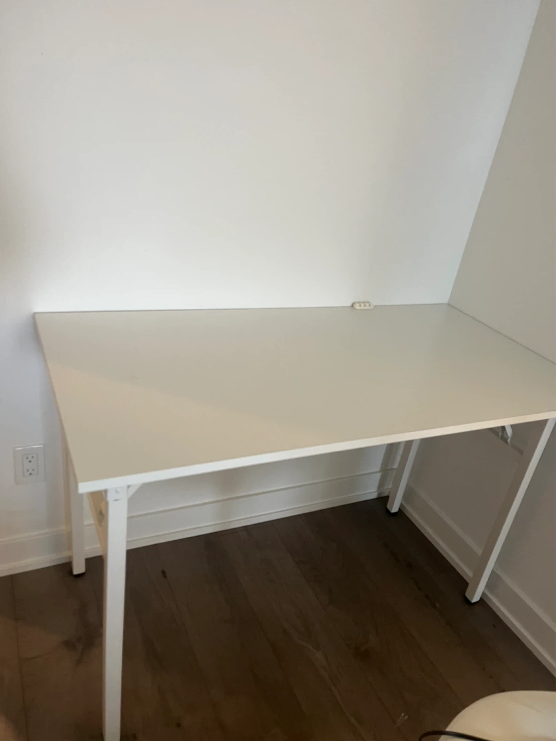 White Foldable Desk - photo 2