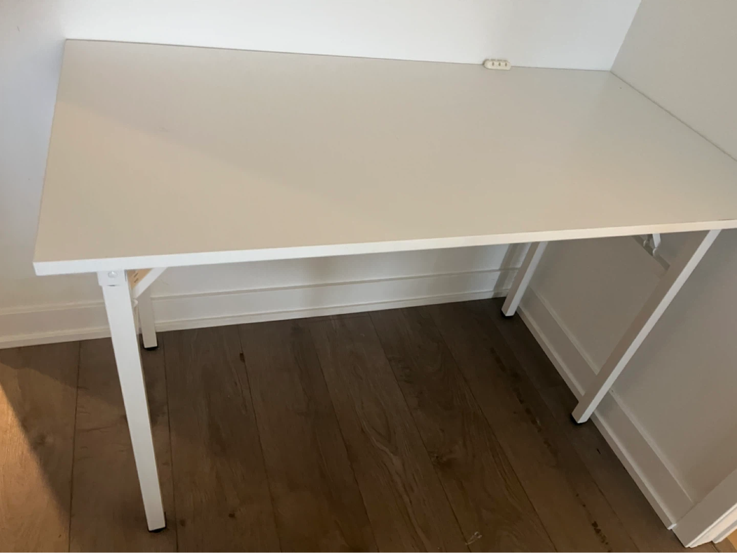 White Foldable Desk