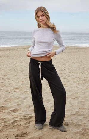 Brandy Melville Black Anastasia Sweatpants