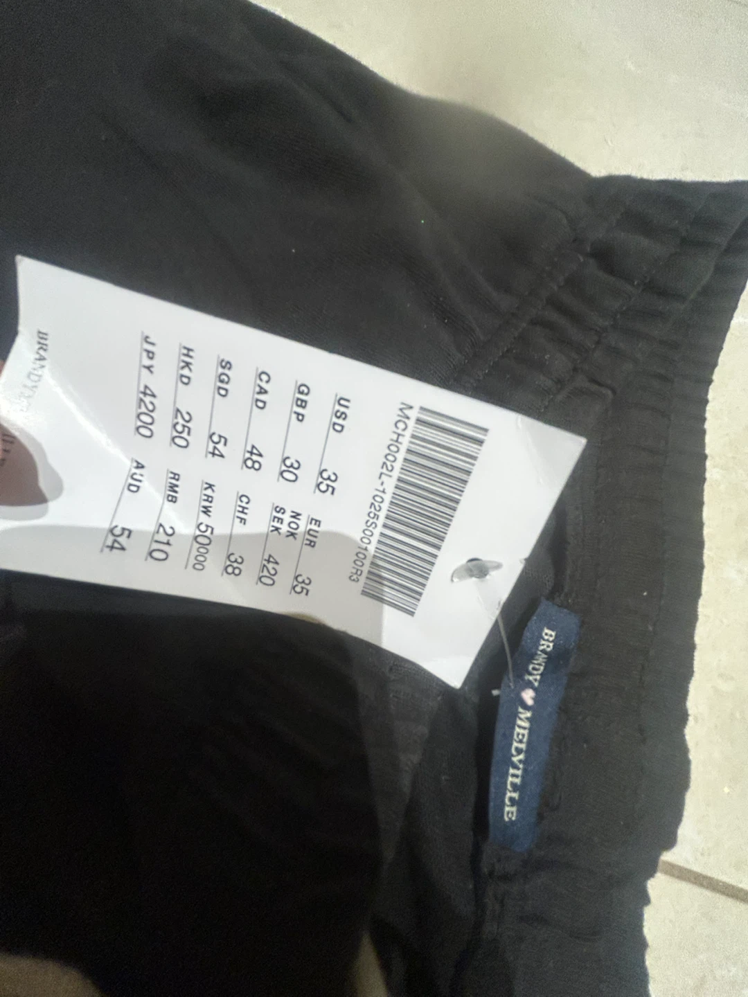 Brandy Melville Black Anastasia Sweatpants - photo 3