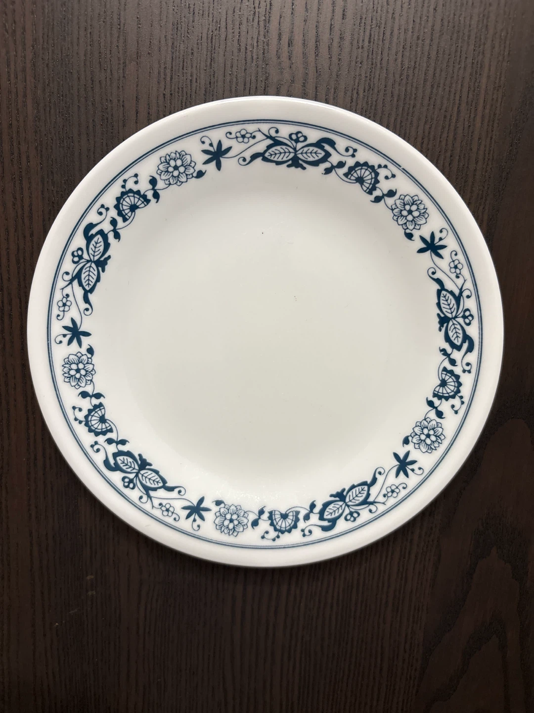 Corelle Plates (2) - Green Floral & Blue Floral Patterns - photo 2