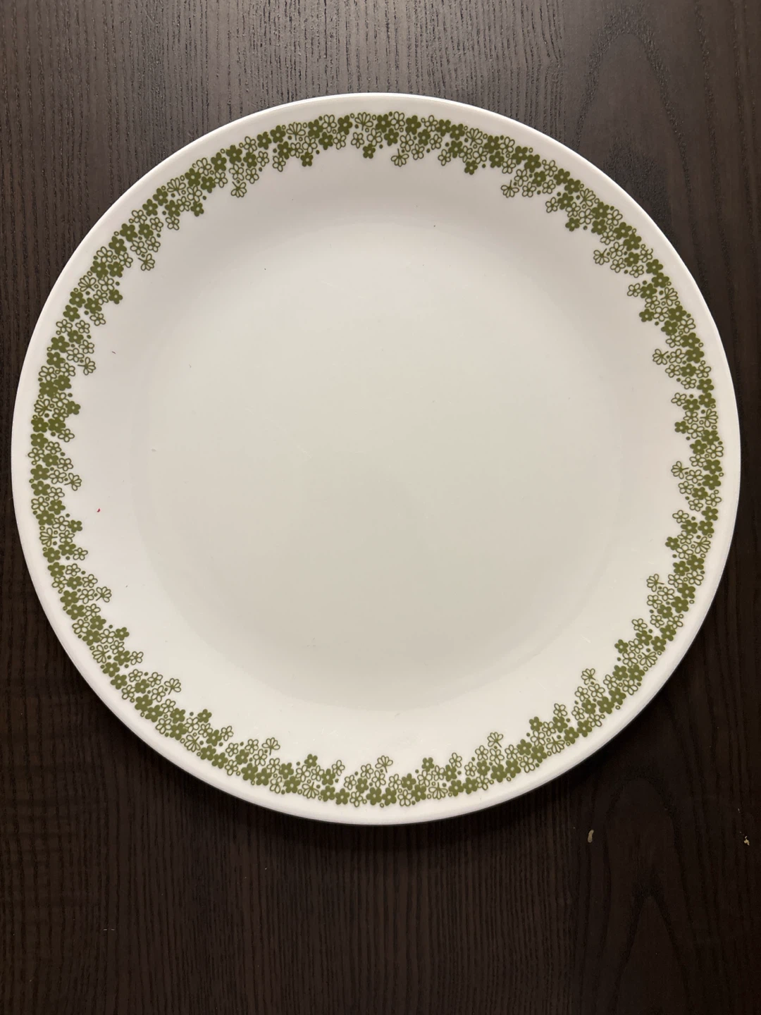 Corelle Plates (2) - Green Floral & Blue Floral Patterns - photo 3