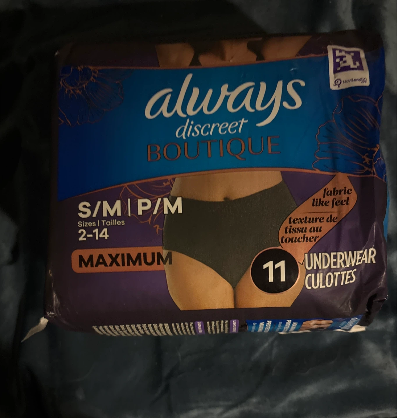 Always Discreet Boutique Maximum Underwear S/M P/M 11 Count