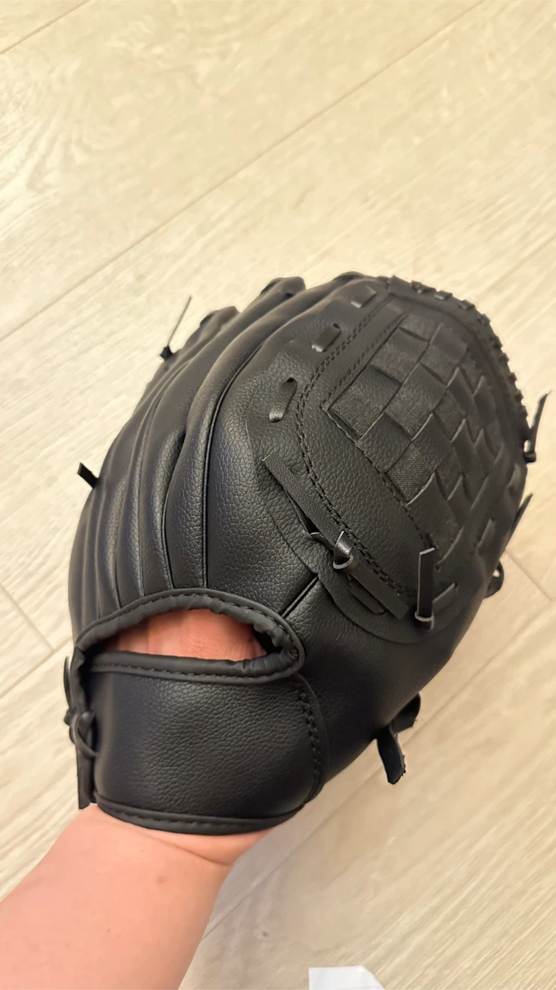 Black Baseball Glove