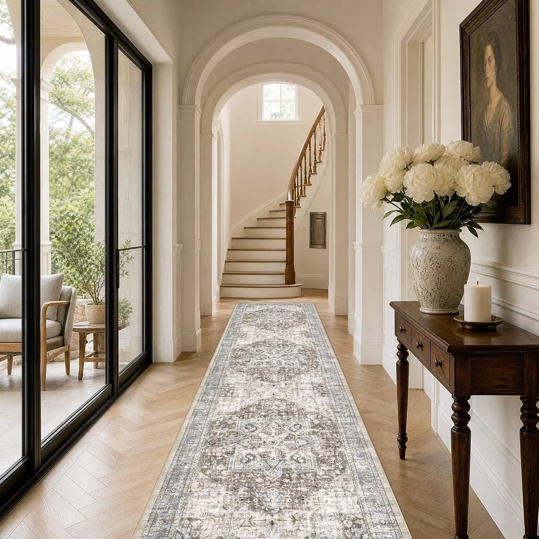 3'x10' Vintage Medallion Runner Rug - photo 5