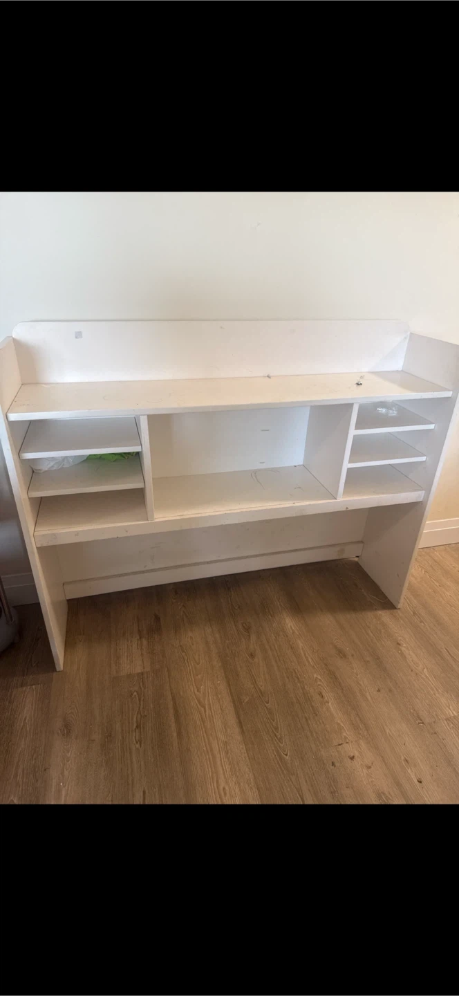 White Shelf Unit
