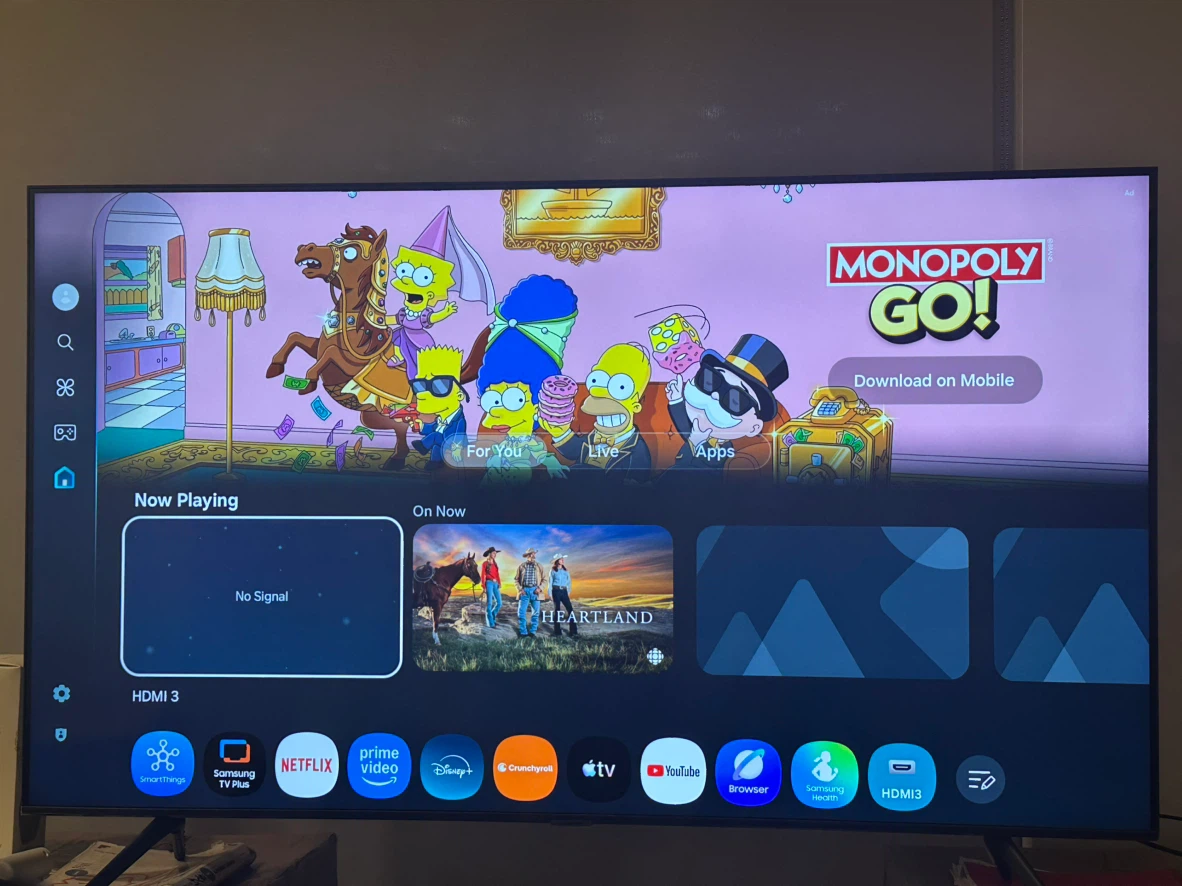 Samsung 55" Smart TV UN55CU7000F