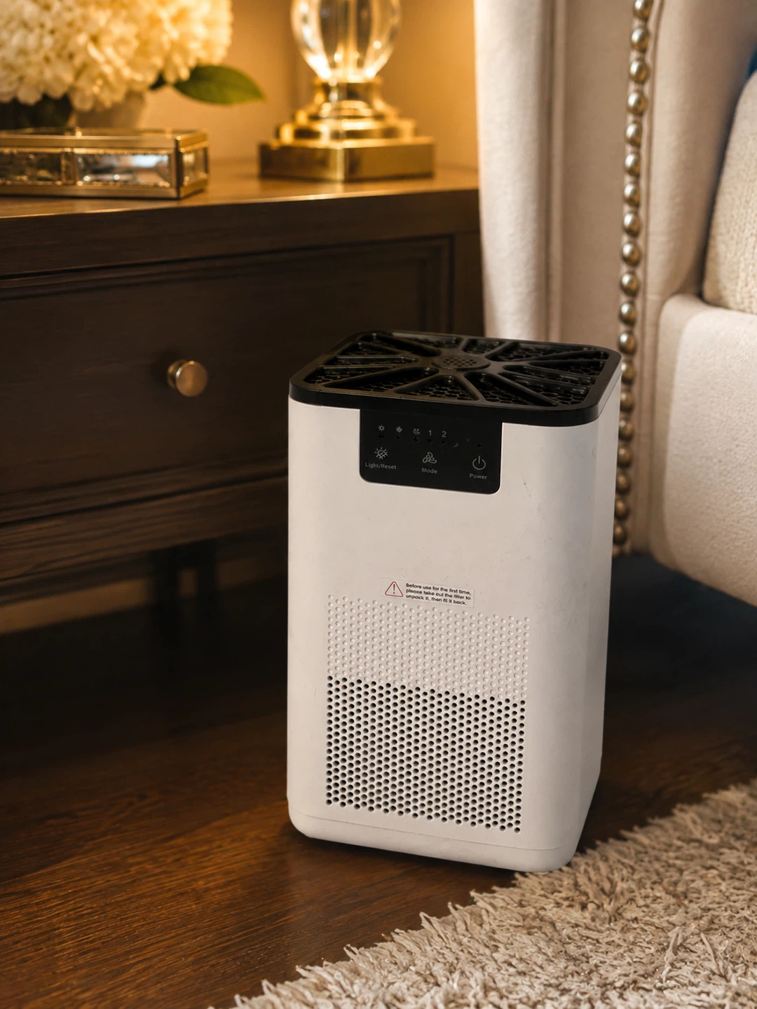 Compact Air Purifier DH-JH06 White – Multi-Speed + Sleep Mode - photo 3