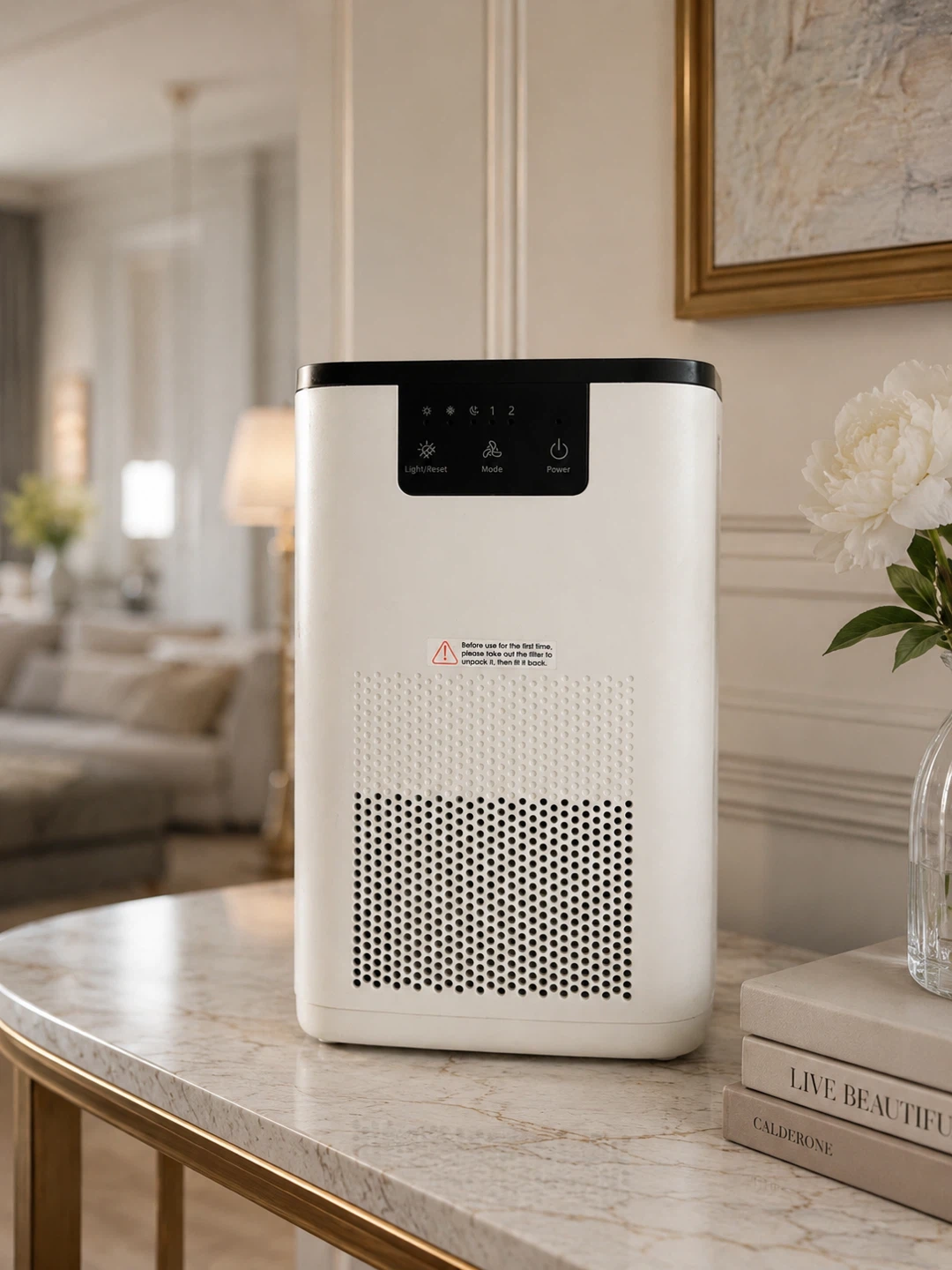 Compact Air Purifier DH-JH06 White – Multi-Speed + Sleep Mode - photo 4