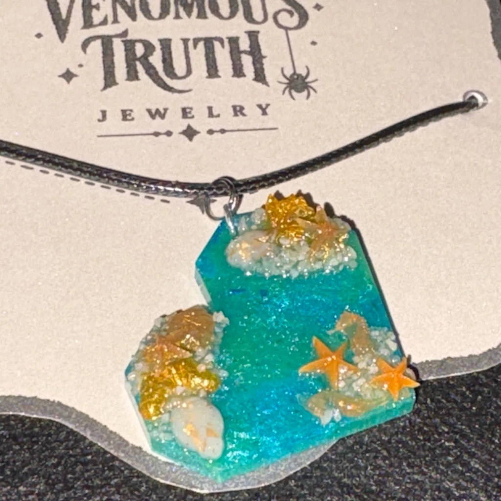 The Venomous Truth Jewelry Ocean Pendant Necklace - photo 2