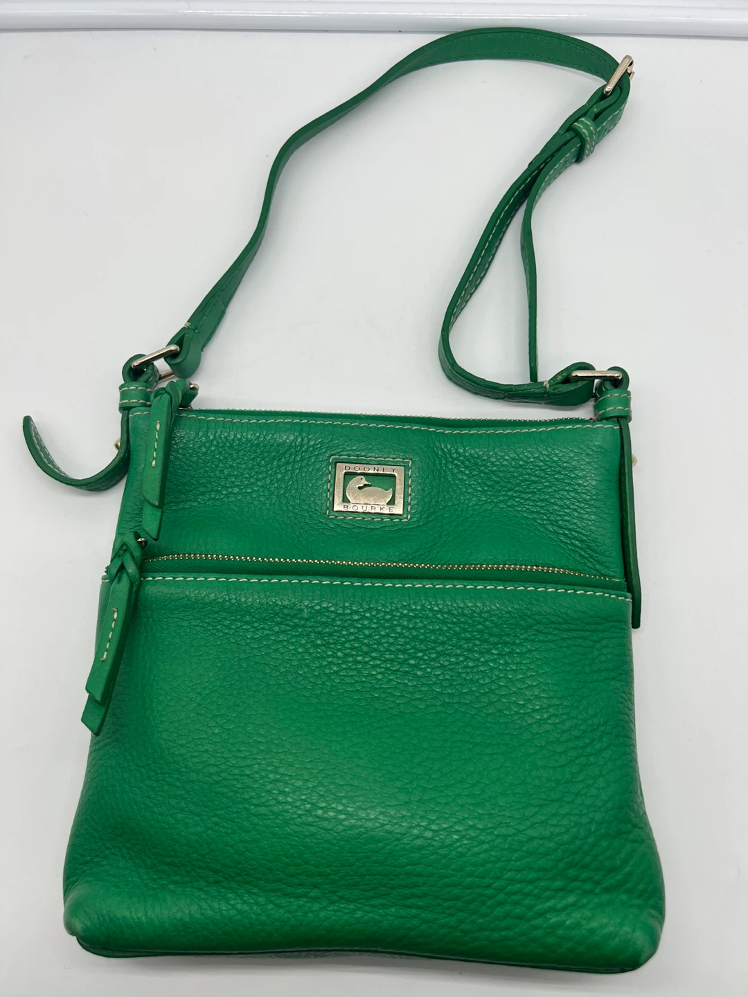 Dooney & Bourke Dillen Green Leather Crossbody