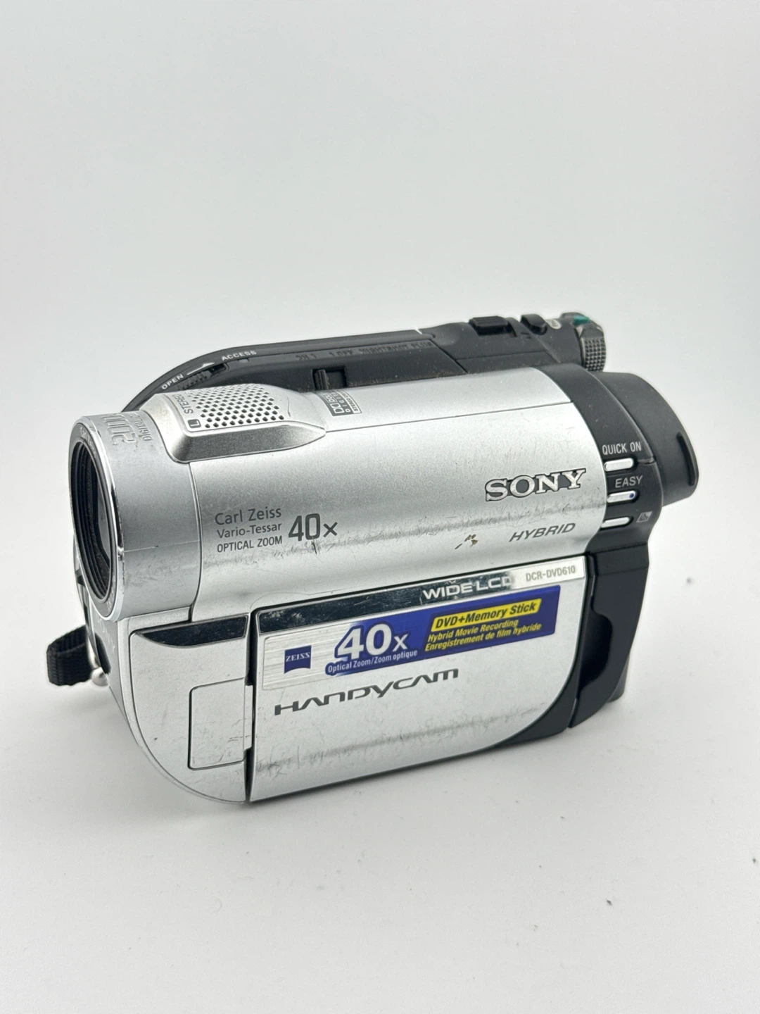 Sony Handycam DCR-DVD610 Hybrid Camcorder 40x Optical Zoom