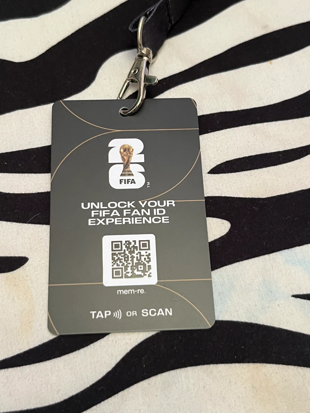 ⚽️ Official FIFA 2026 World Cup fan ID pass and lanyard ⚽️ - photo 3