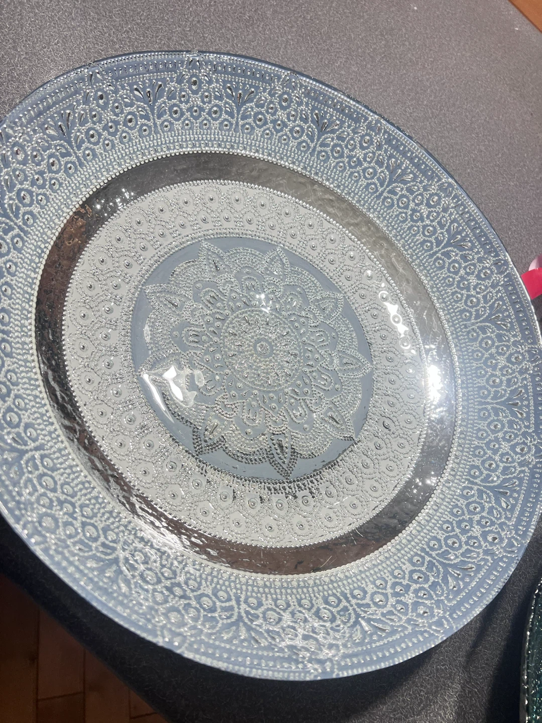 Decorative Glass Charger Plates