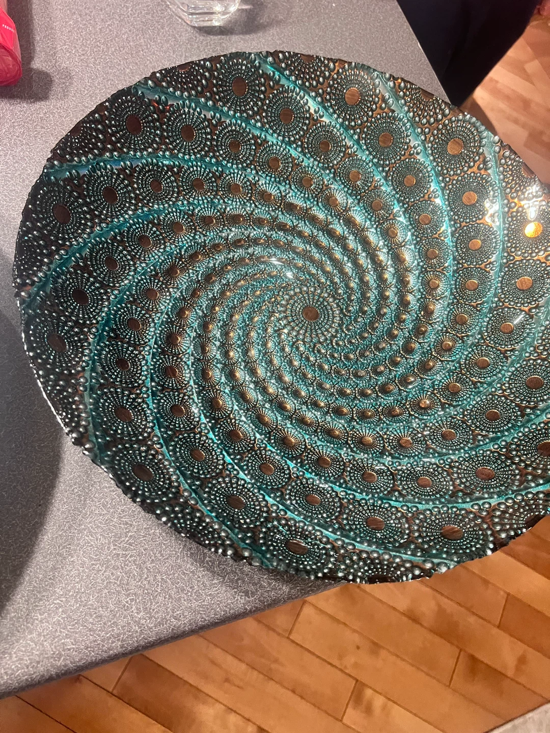 Decorative Glass Charger Plates - photo 2