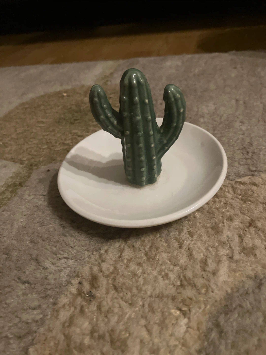 Ceramic Cactus Ring Dish