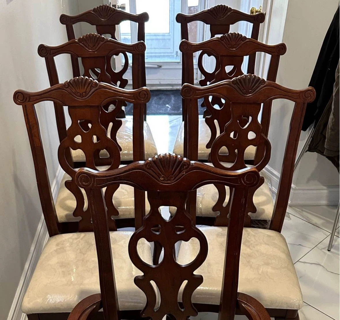Leon's Wooden Dining Table and Chairs Set - photo 2