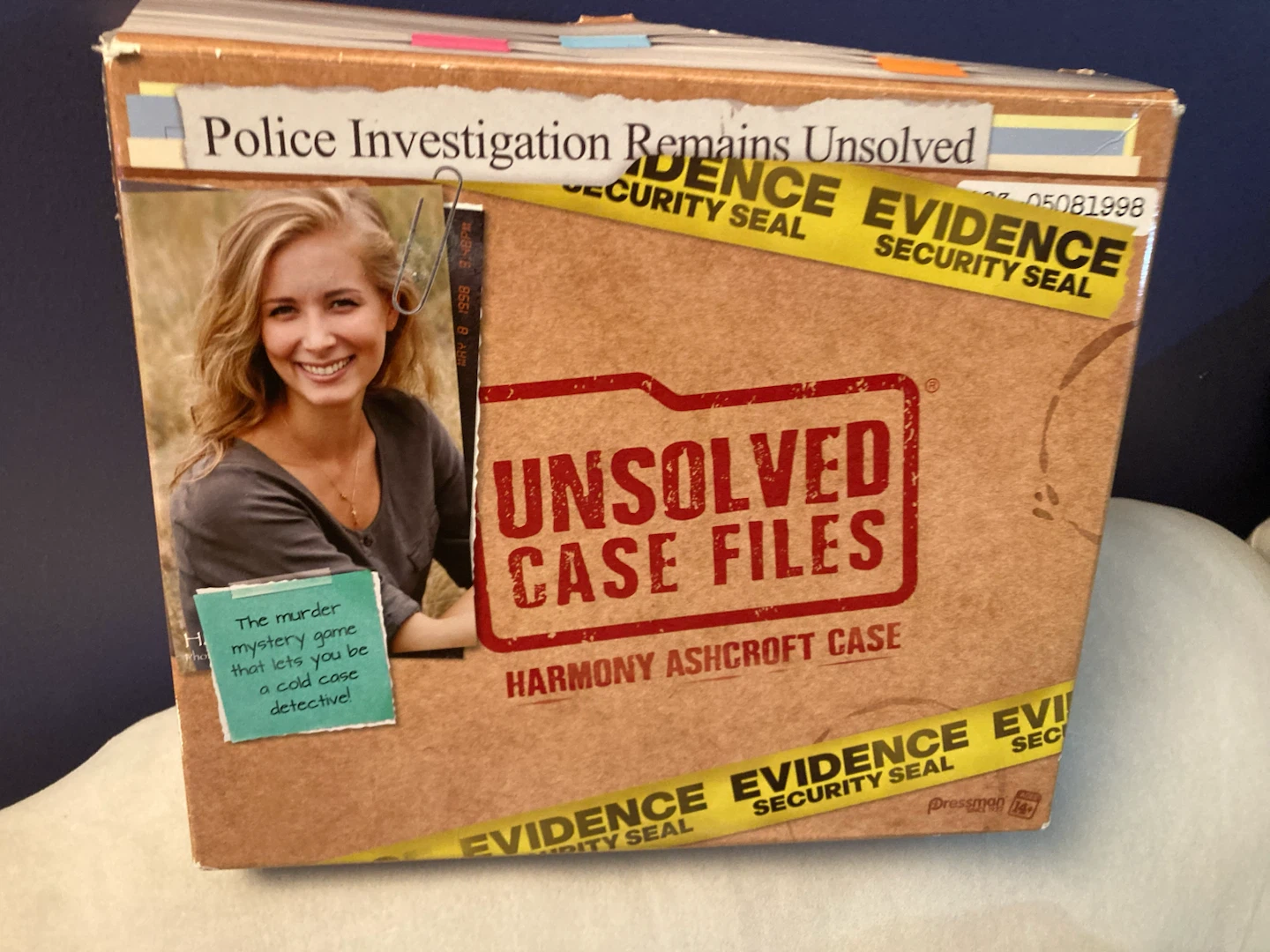 Unsolved Case Files Harmony Ashcroft Case Murder Mystery Game
