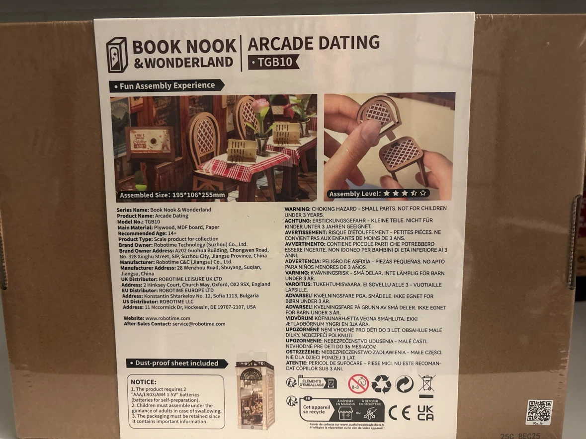 Rolife Book Nook & Wonderland TGB10 Arcade Dating - photo 2