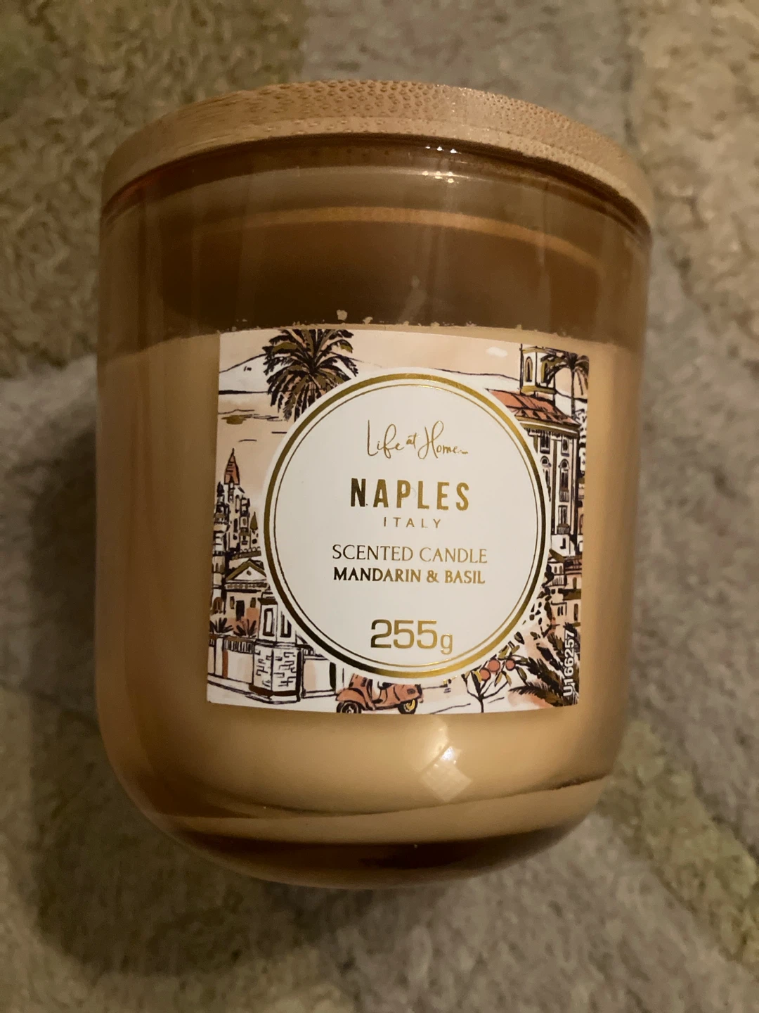 Life at Home Naples Scented Candle Mandarin & Basil 255g