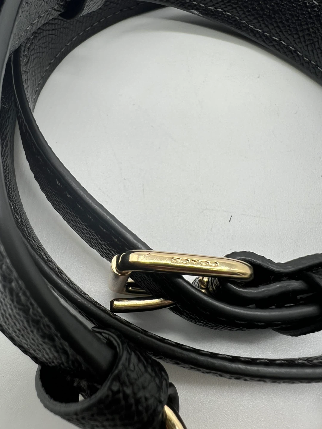 Coach Black Leather Replacement Bag Strap - photo 3