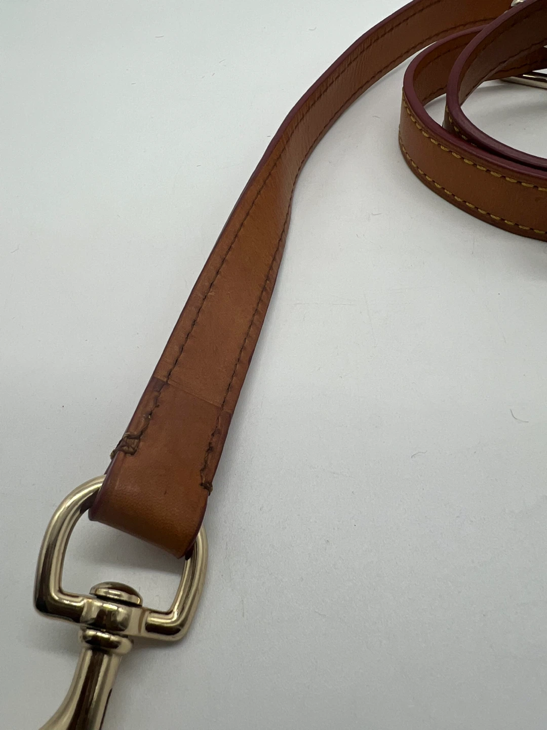 Dooney & Bourke Cognac Brown Leather Replacement Bag Strap - photo 4