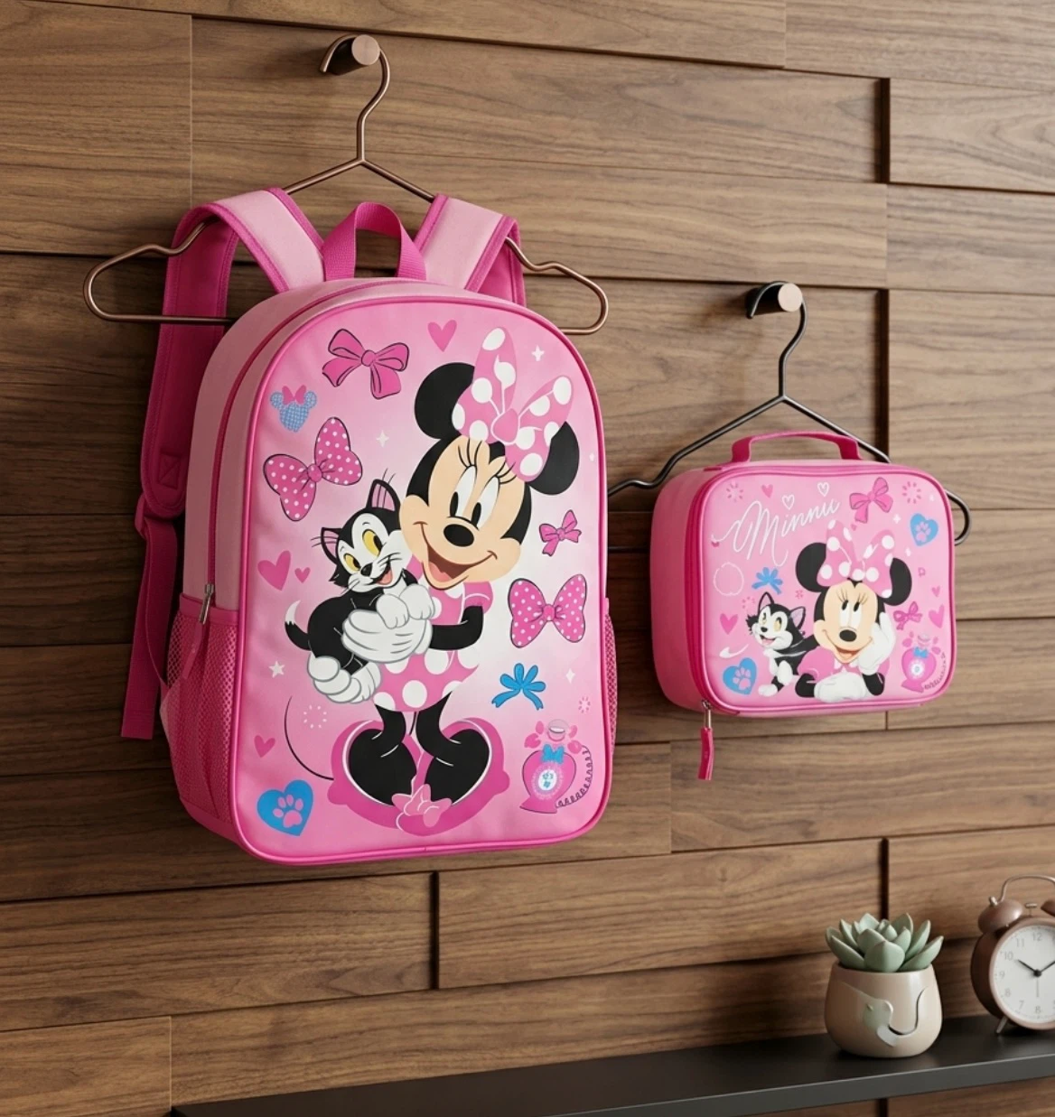 Minnie Mouse Backpack and Lunch Bag Set