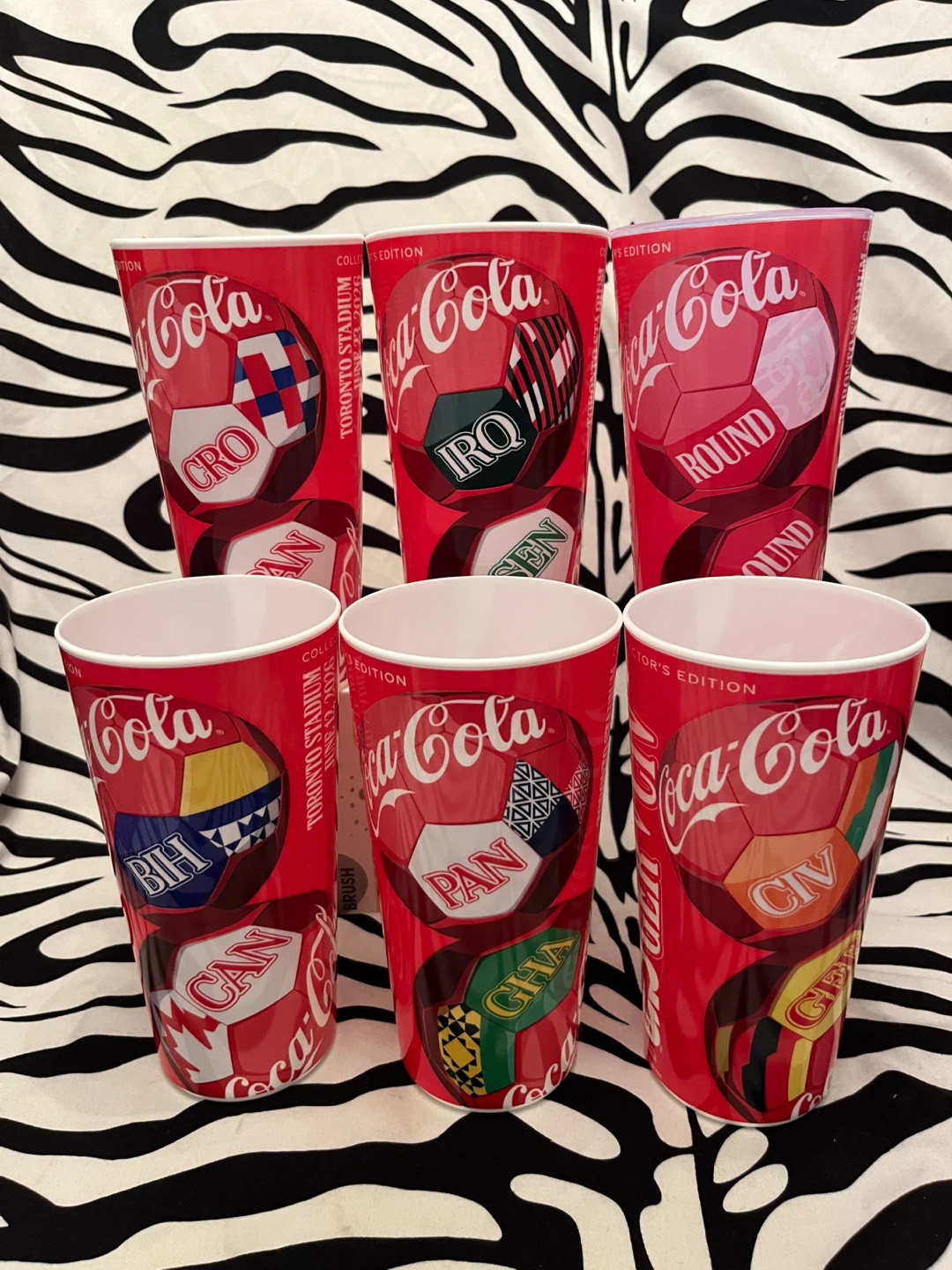 ⚽️ All 6 2026 FIFA Toronto World Cup Coca-Cola Collector's Cup - photo 2