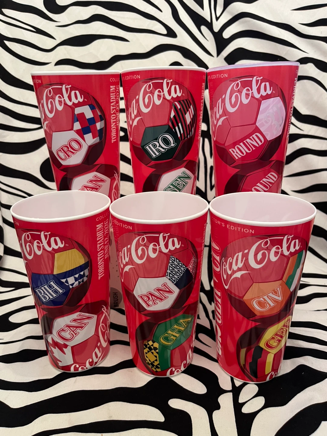 ⚽️ All 6 2026 FIFA Toronto World Cup Coca-Cola Collector's Cup - photo 3