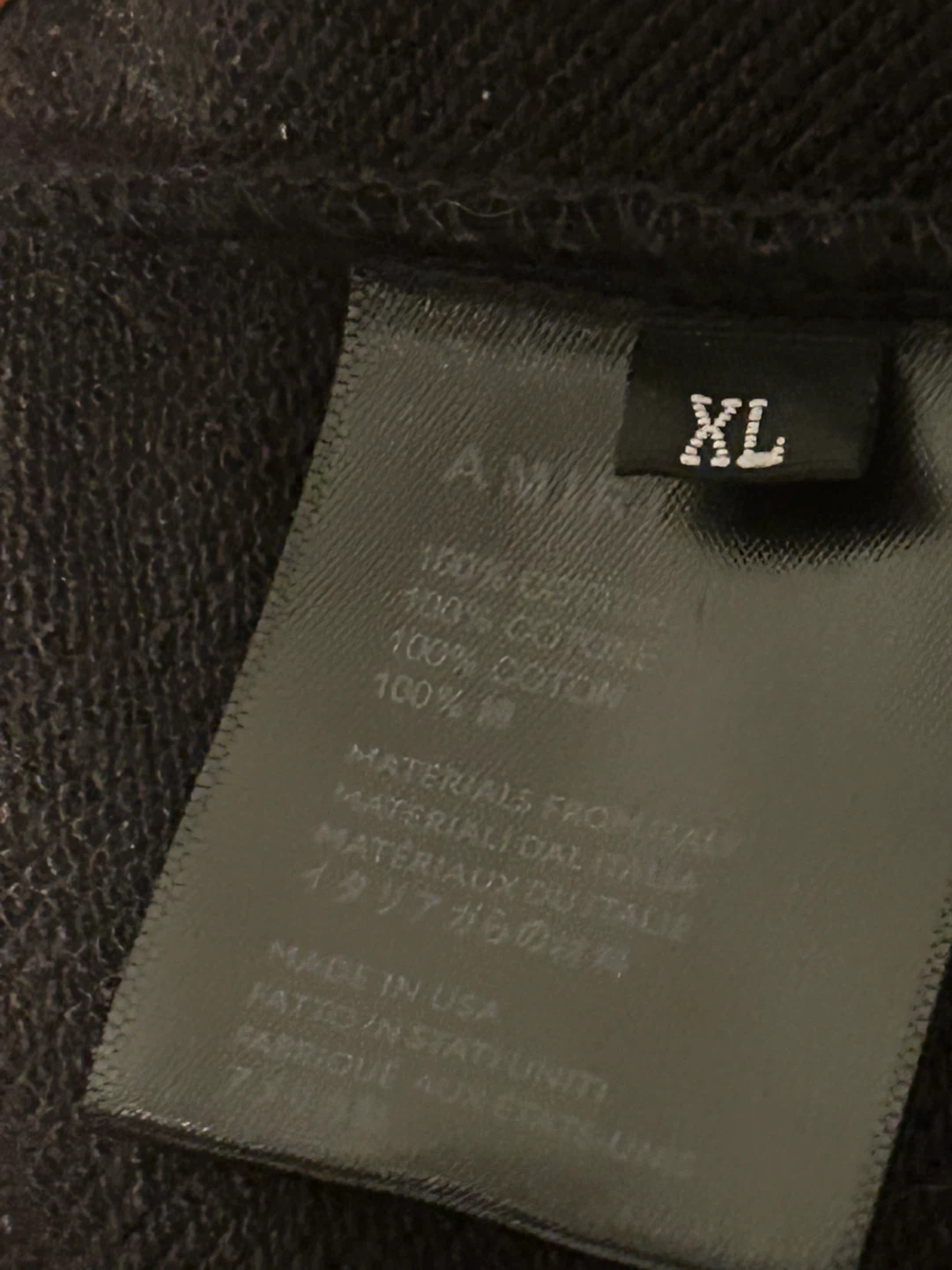 Amiri Black Zip-Up Hoodie - photo 4