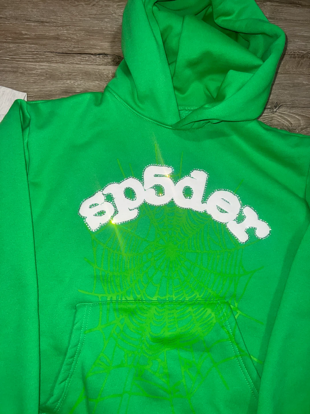 Spider Green Hoodie Size S - photo 2