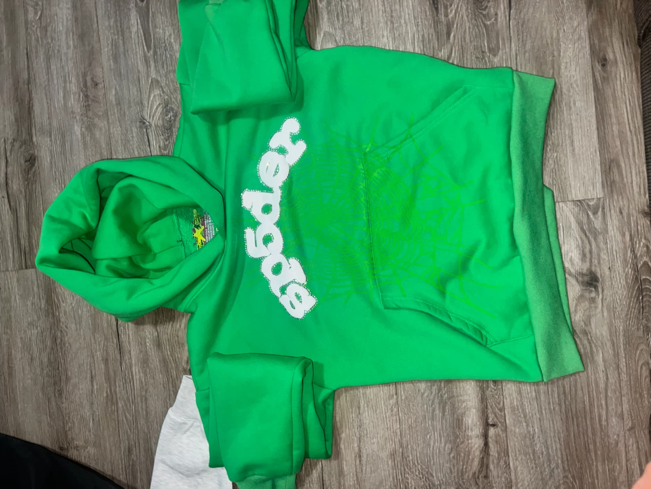 Spider Green Hoodie Size S - photo 5